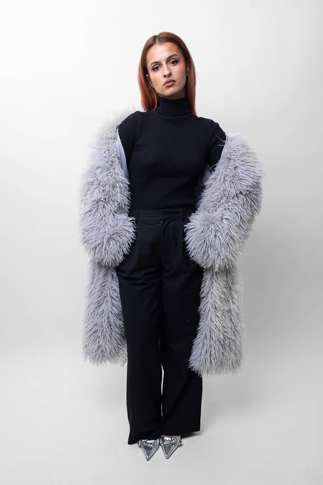 KZELL PARIS - Wholesale Faux Fur Coat - Men's - LONG FAUX FUR COAT14