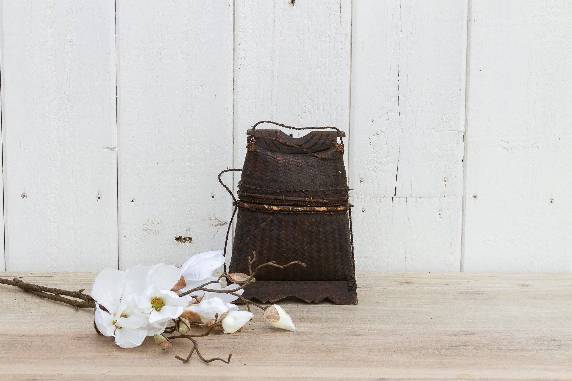 De-cor - Wholesale Basket - Mid 20th Century Thai Tribal Basket5