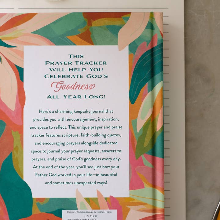 Barbour Publishing, Inc. - Wholesale Journal/Diary - A Year of God's Goodness:A Prayer & Praise Tracker for Women