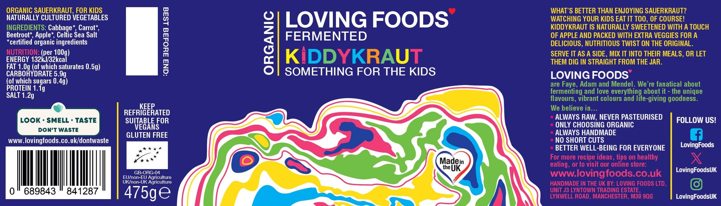 Loving Foods - Wholesale Sauce - Organic Kiddykraut1