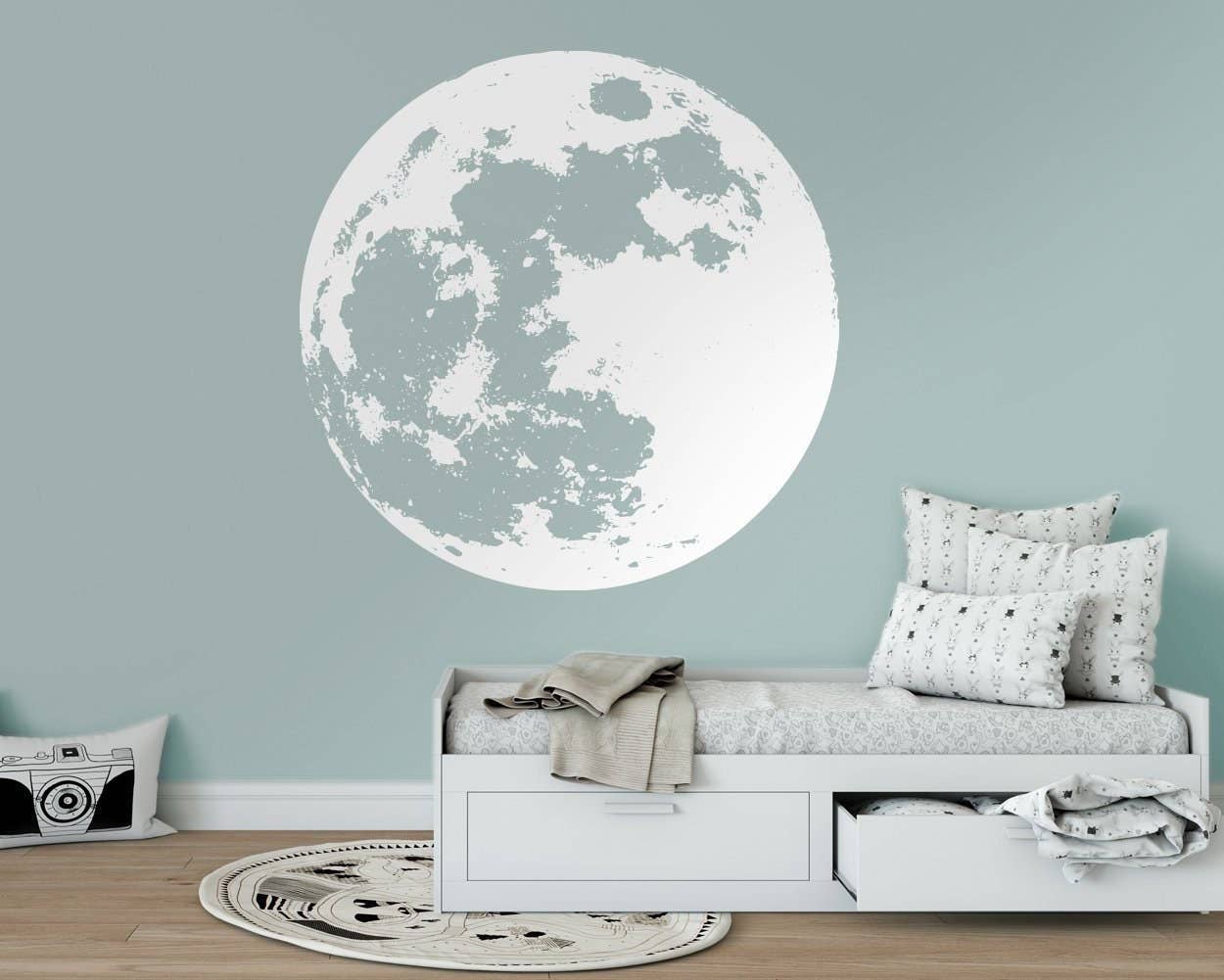 KUARKI - Wholesale Wall Decal/Stickers - Moon Decal, Moon Wall Decal, Home Decor Sticker0
