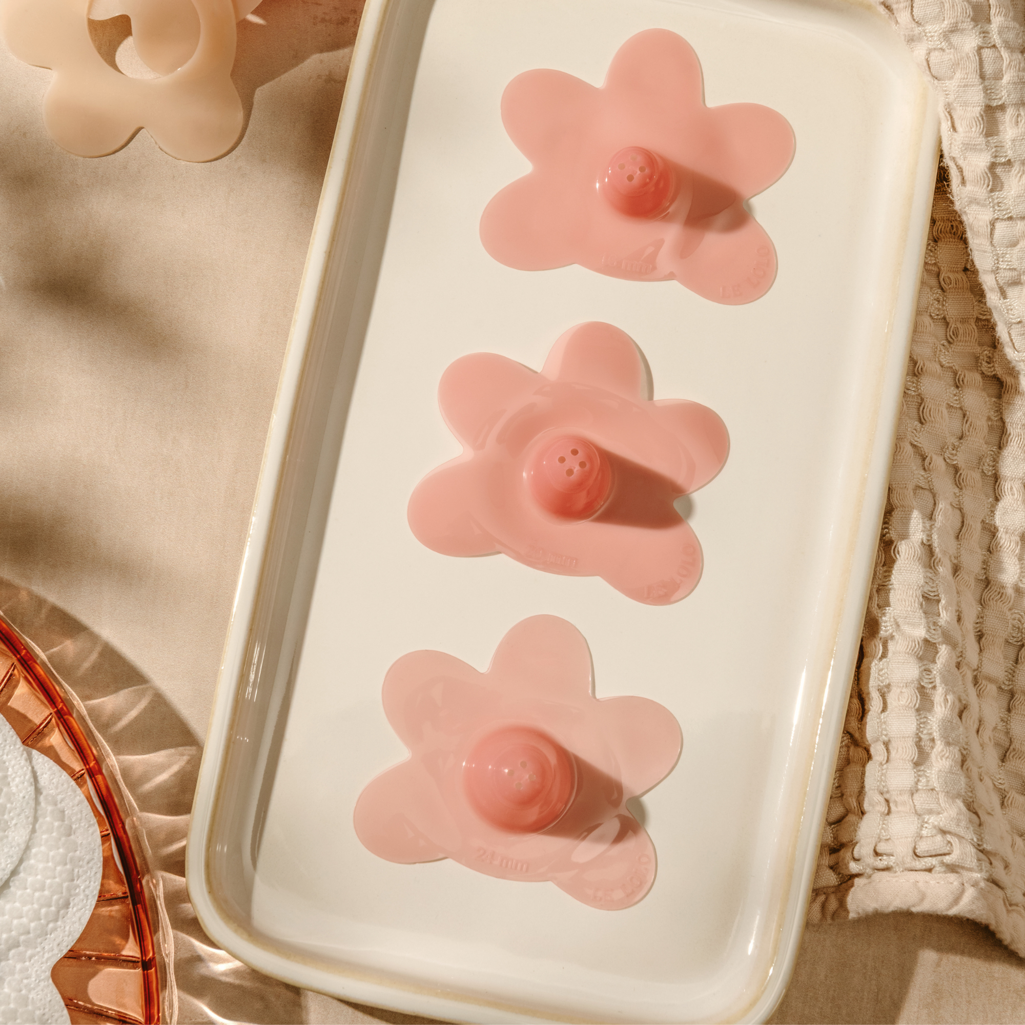 Le Lolo – Top de amamentação - Maternidade por atacado – Conjunto de Protetores de Mamilo, 3 tamanhos em 1 | Amamentação, Nova Mãe7