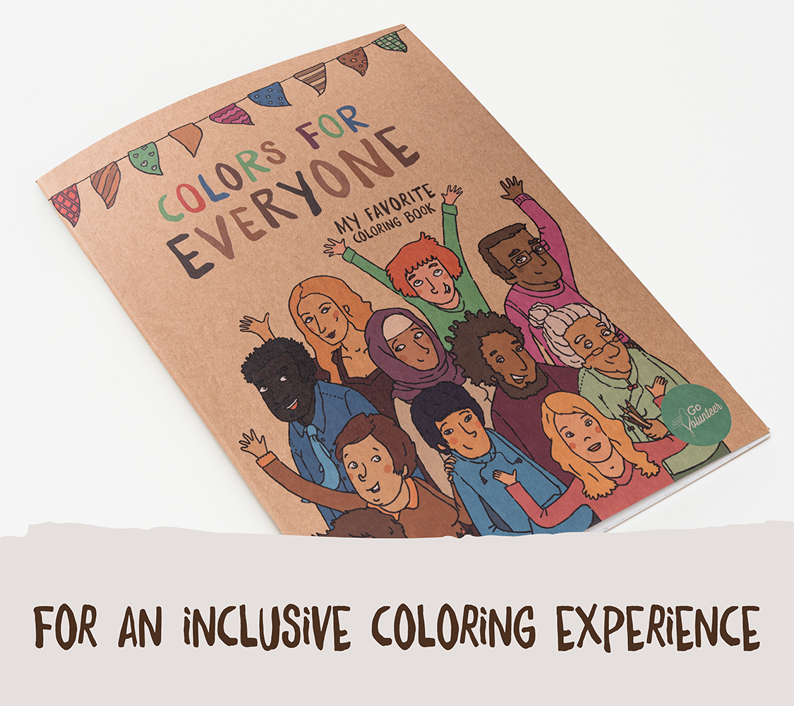 Hautfarben - Wholesale Coloring & Activity Book - Kids & Baby - "Colors for Everyone" coloring book1