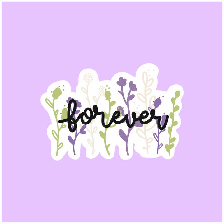 Shadows of Sunshine - Wholesale Sticker - Forever Flowers Twilight Inspired Sticker