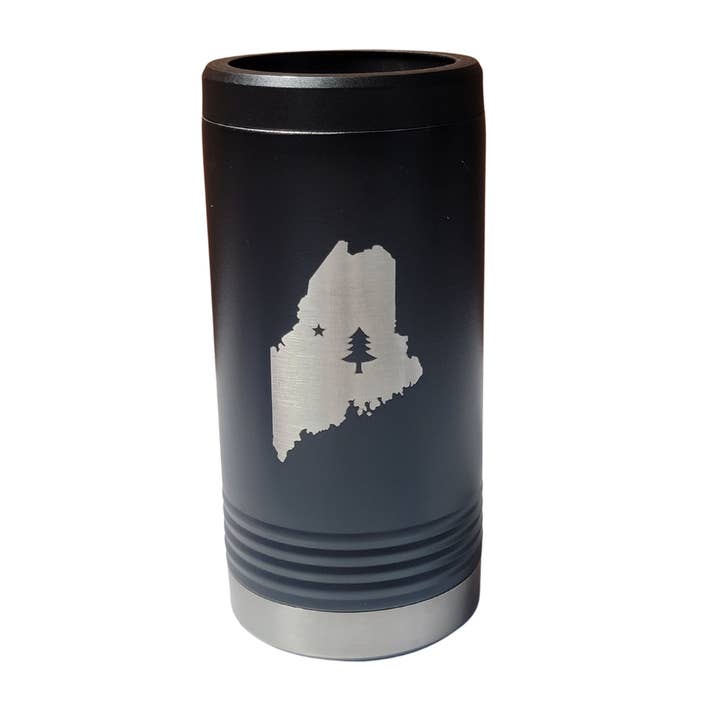 1901 Maine Original Flag Indgraveret Slank Dåsekøler Koozie for engroshandel hos Gem Lounge Jewelry