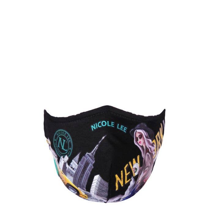 Nicole Lee - Wholesale Protective Face Mask/Shield - Mascarilla/Cubreboca Con Estampado De Filtro Sintético24