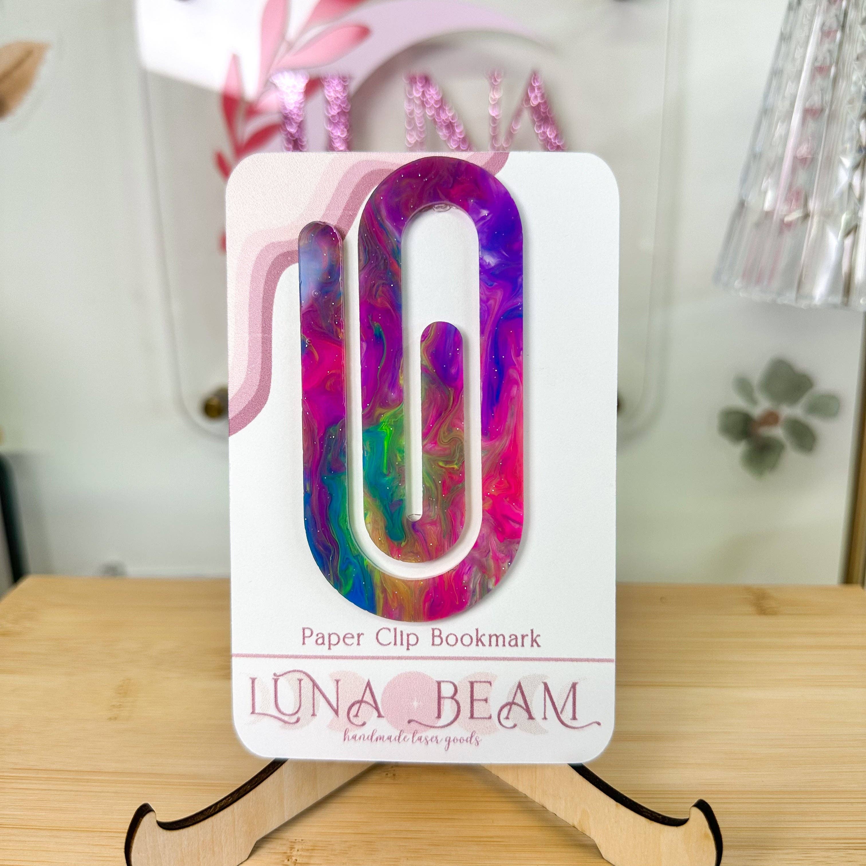Luna Beam Creations - Venta al por mayor Marcapáginas - Marcador de Página con Clip Jumbo4