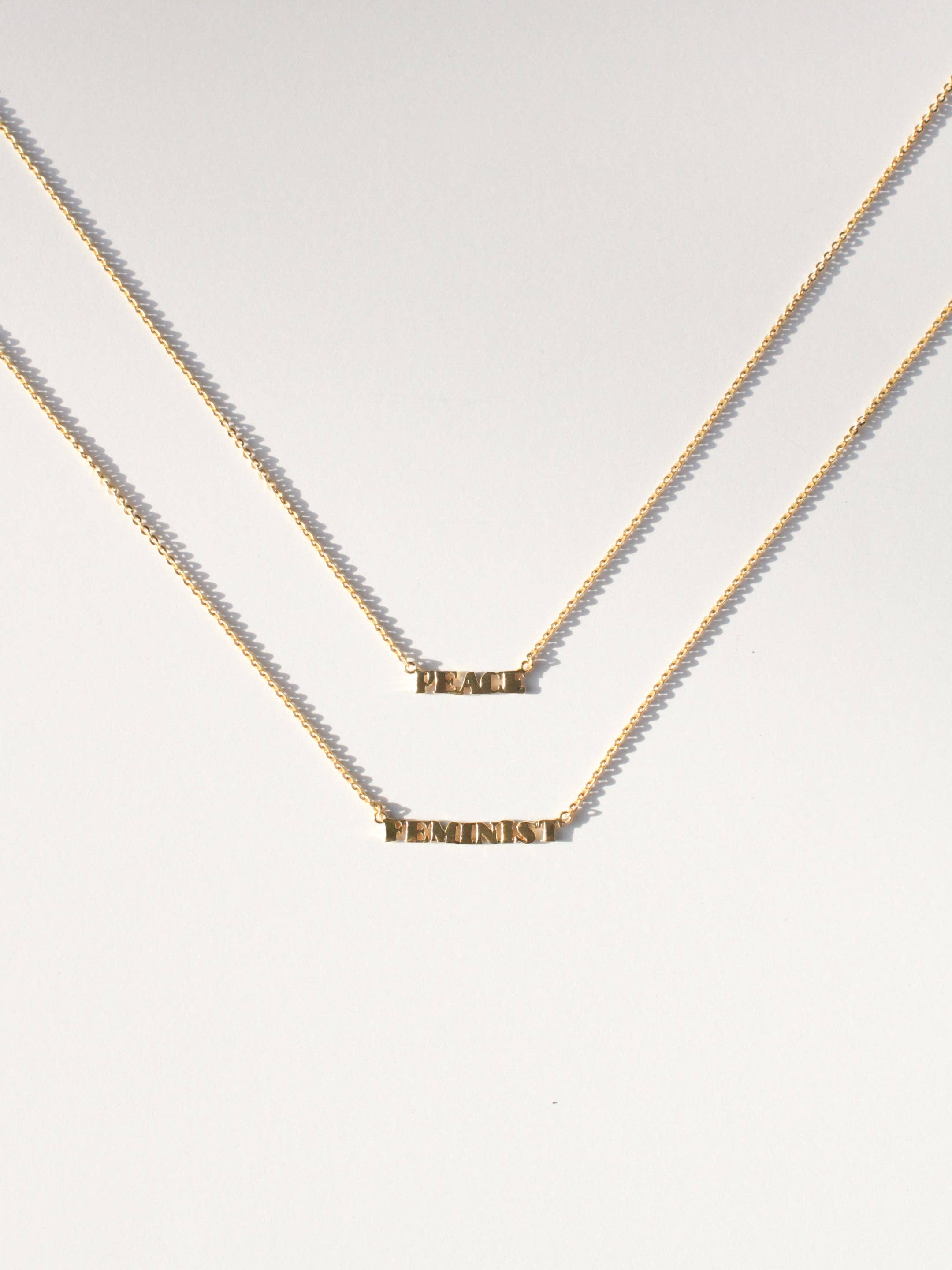 Rover & Kin - Wholesale Pendant/Charm Necklace - PEACE Necklace2