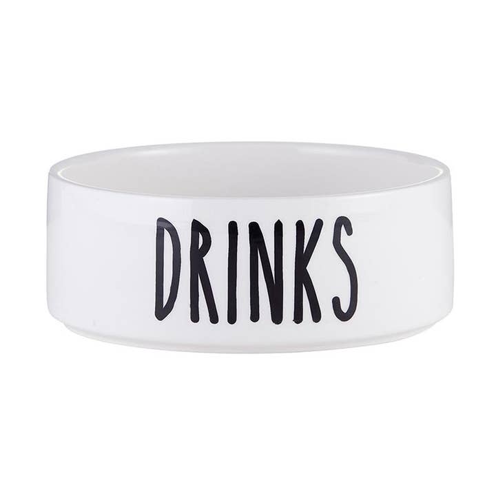 Ceramic Pet Dish - Drinks for wholesale by 47th & Main (Creative Brands)