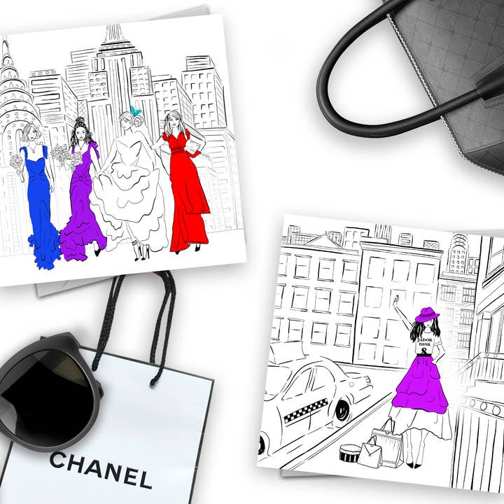 Catherine Loves - Vente Faire-part de mariage - Carte de voeux de mariage Sex in the City1