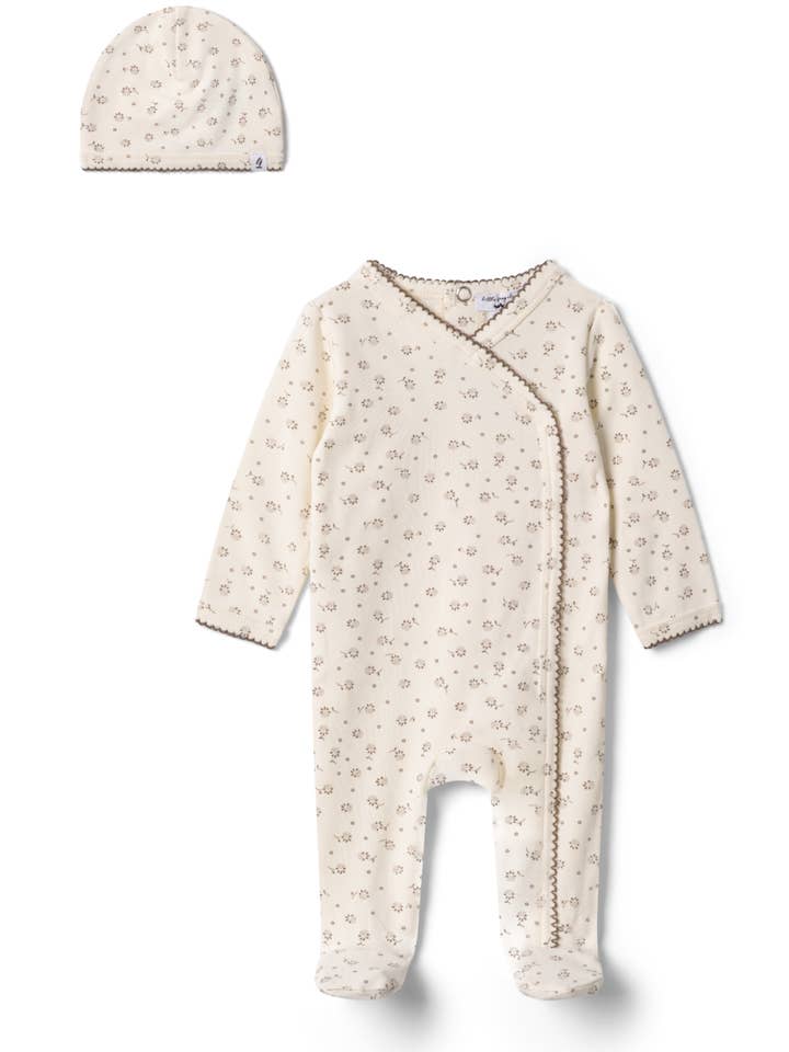 Cotton Floral Onesie for wholesale by Hush.Shop