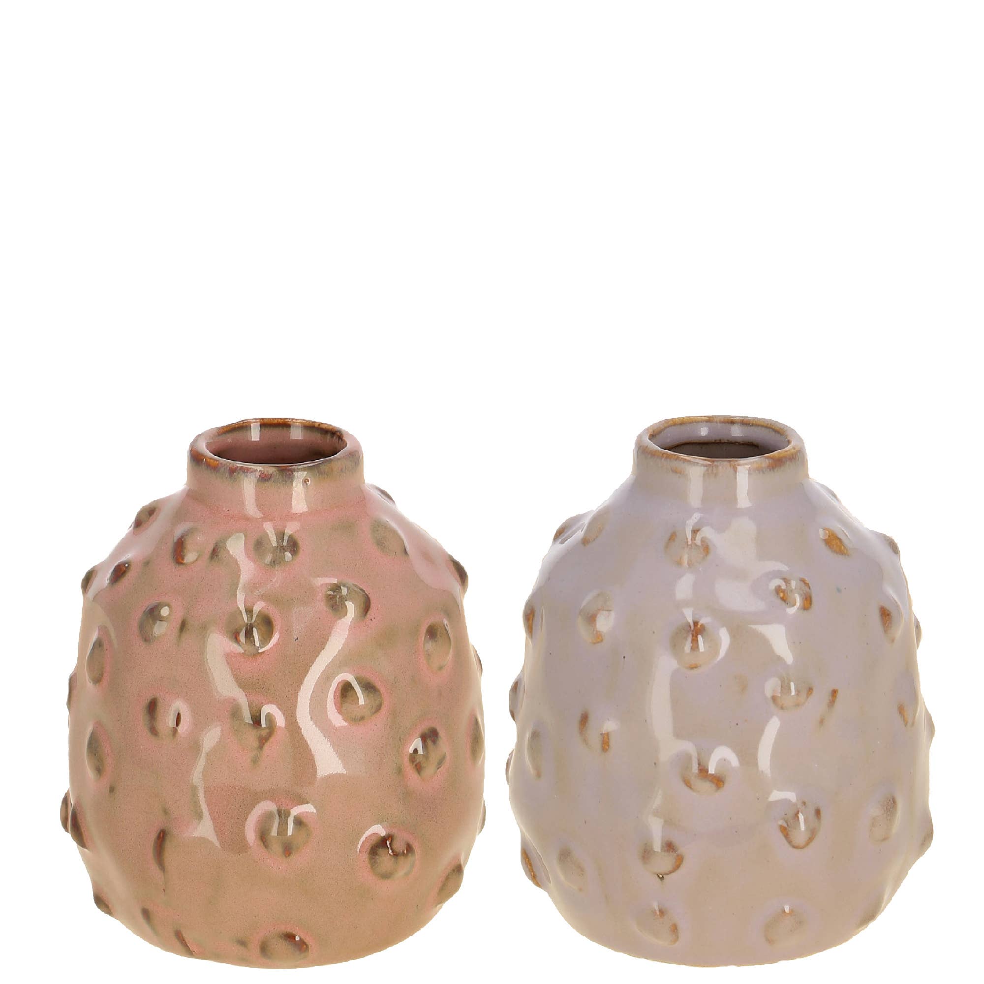 Vosteen - Wholesale Vase - Bea ceramic bottle, 2 colors, D10.5cm, H12cm, opening0