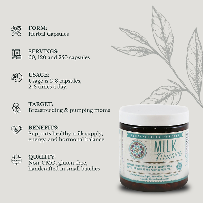 Euphoric Herbals - Venta al por mayor Infusión de lactancia - Suplemento de Lactancia Máquina de Leche8