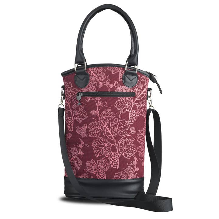 Chris’s Stuff Inc. - Wholesale Wine Tote - Insulated Designer Wine Tote - Vineyard