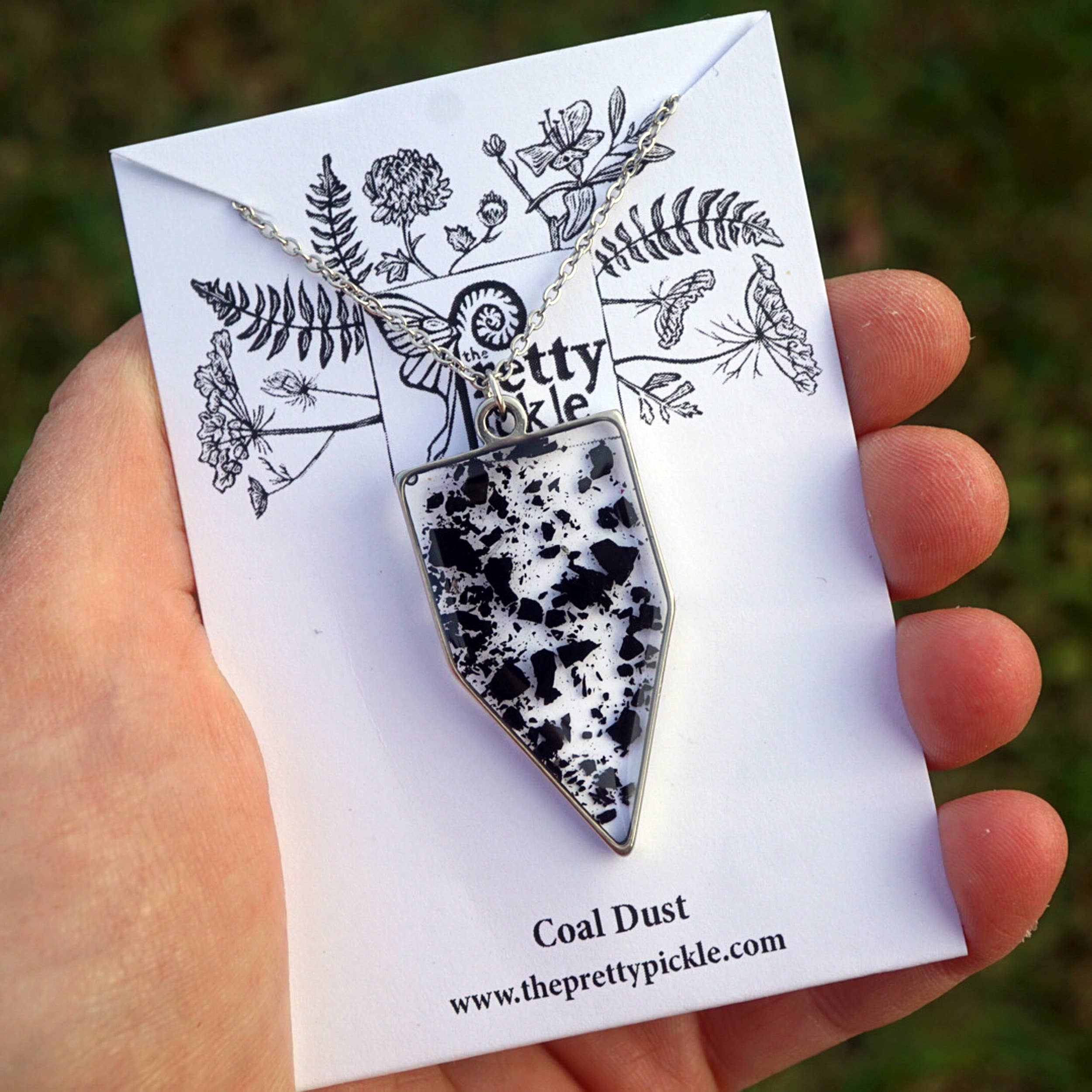 The Pretty Pickle - Wholesale Pendant/Charm Necklace - Coal Dust Pendant8