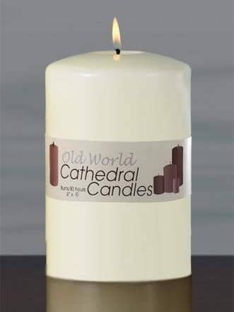 C406 4 X 6 Cathedral Candle-Box of 6 for wholesale by Biedermann & Sons