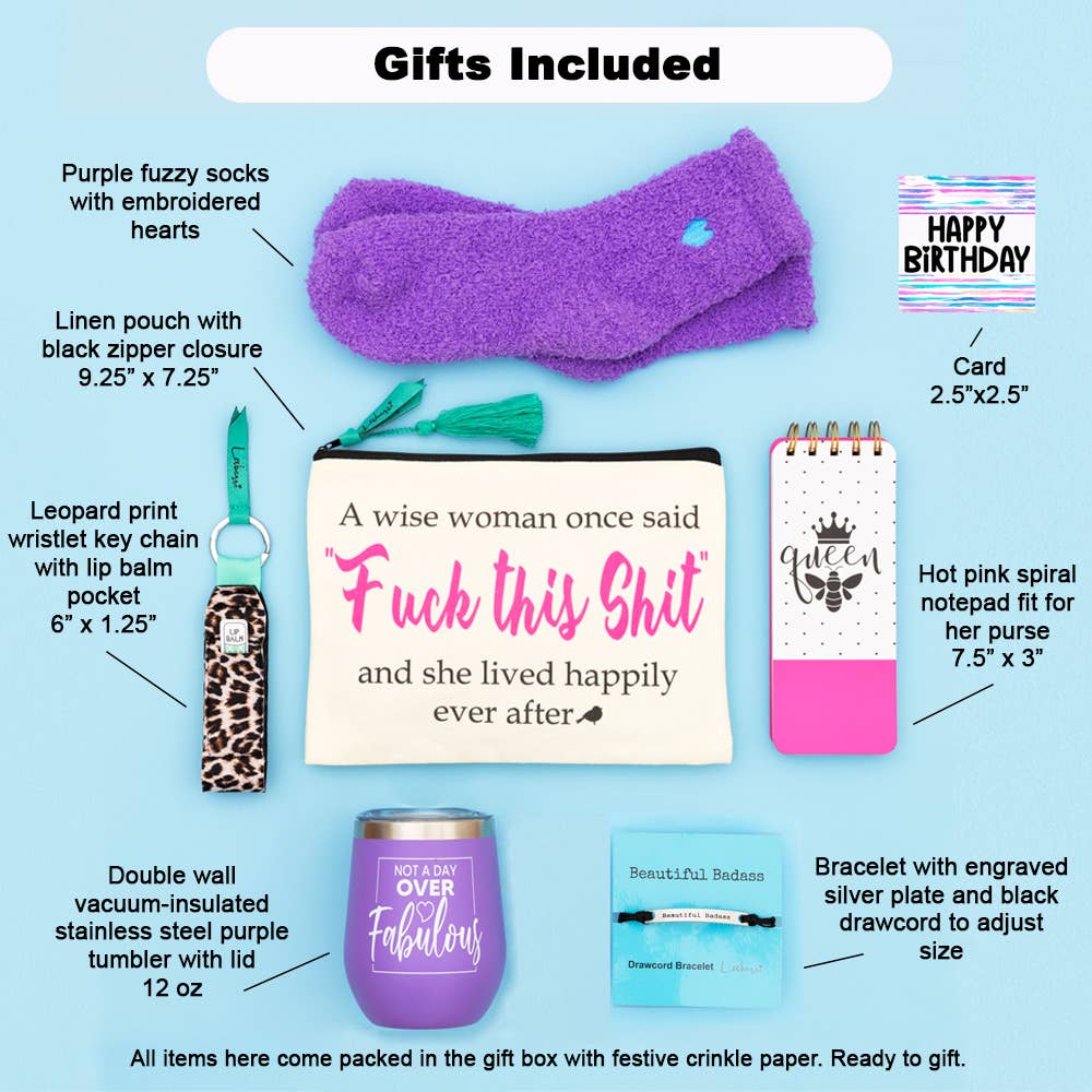 Laberri - Wholesale Gift Bag Set/Pack - BULK - 16 Bestie Gift Set (with Cuss Words)  3