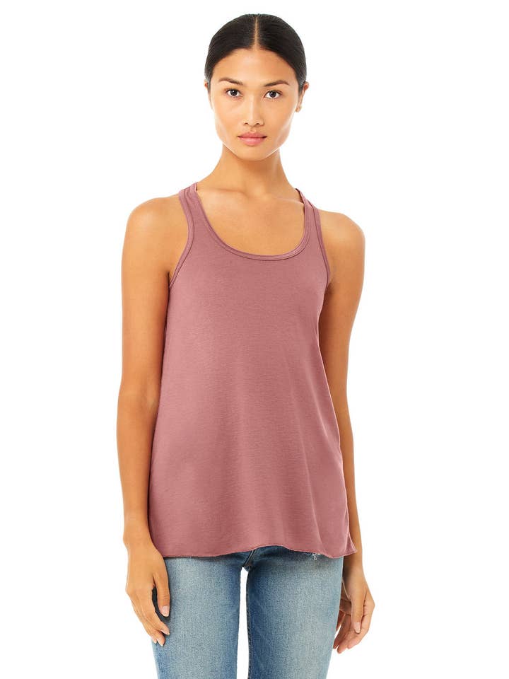 Women Flowy Racerback Tank Top for wholesale by KOURTLY by Loriet Sports