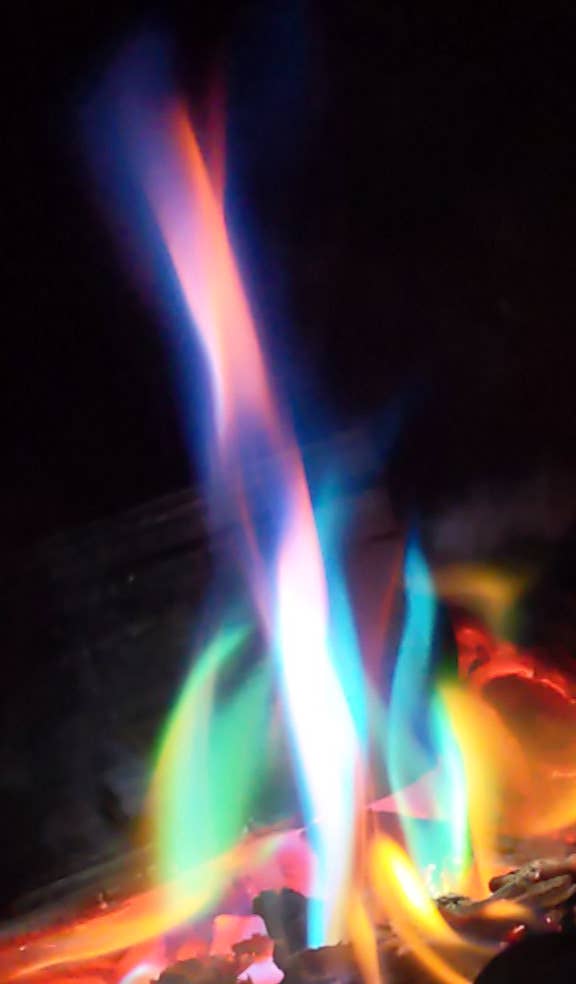 Original Colour Flame Pellets - Electric Blue for wholesale on Faire11