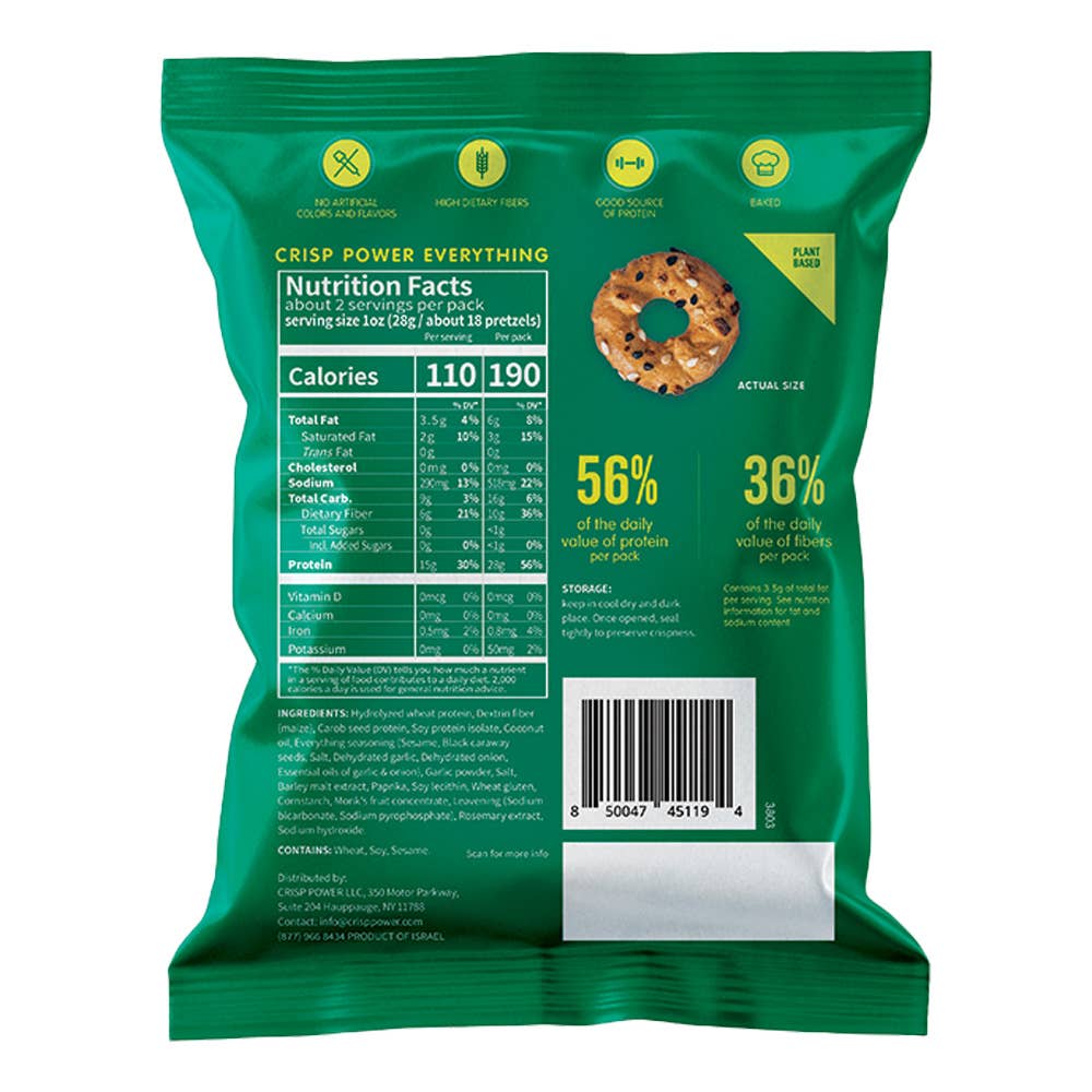Crisp Power - Wholesale Pretzels - Protein Pretzel Everything2