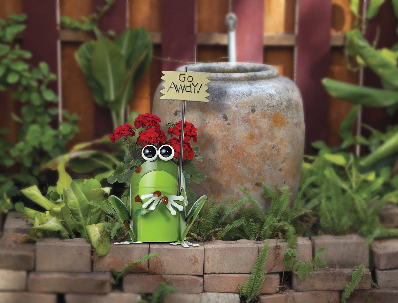 Sunset Vista Designs - Vente Pot - Get Happy Frog Planter2