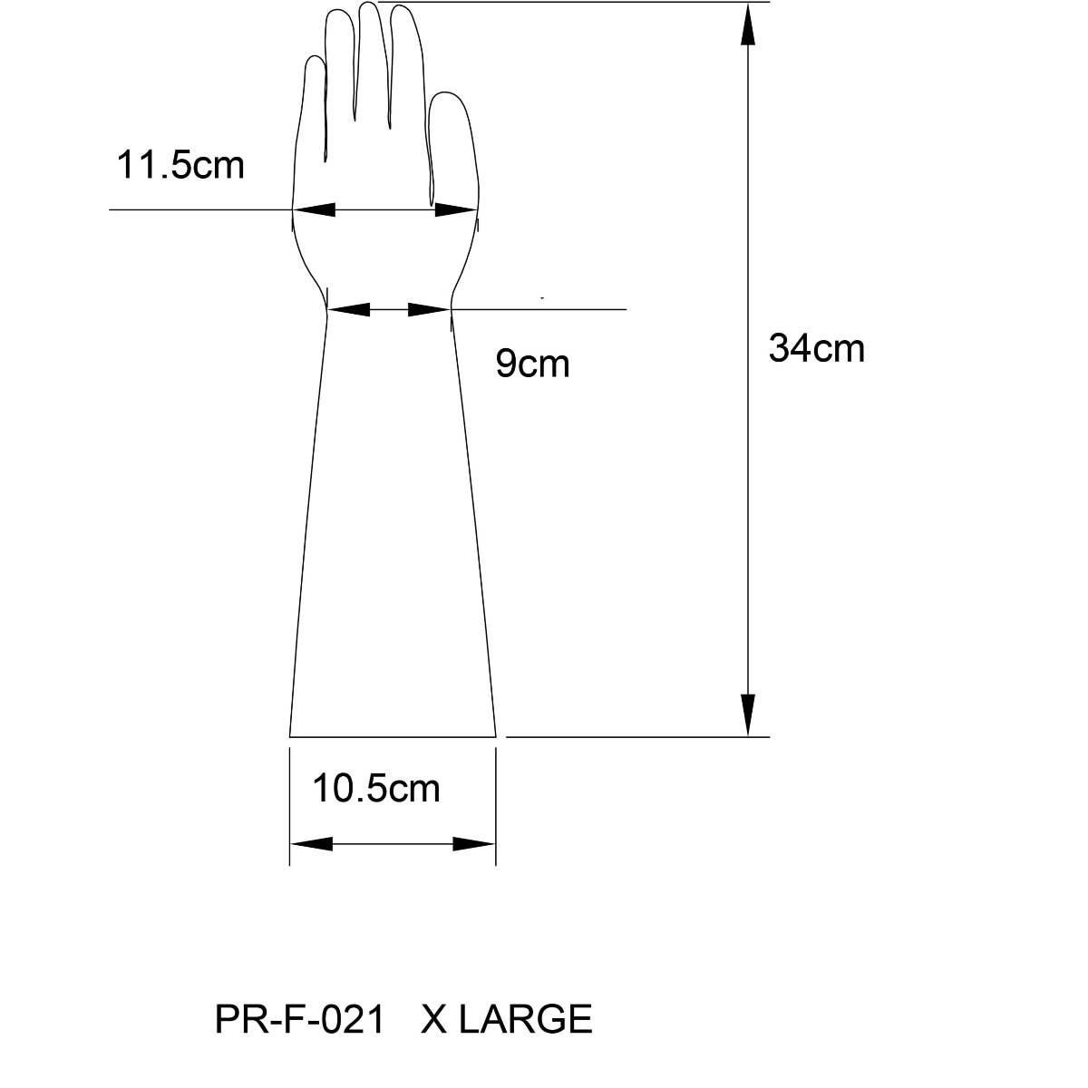 TTM Wholesale - Venta al por mayor Juguetes eróticos - Guantes de látex Prowler RED hasta la muñeca2