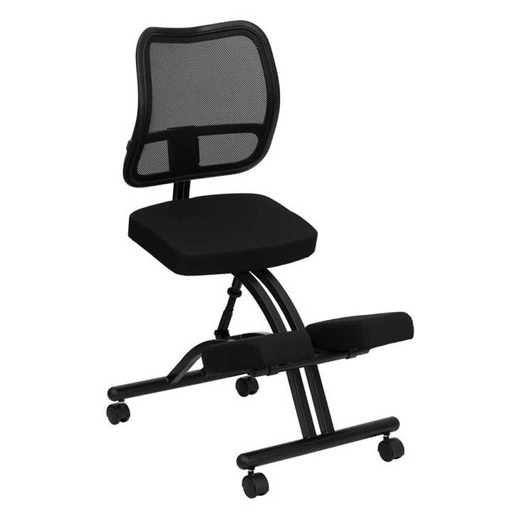 Green's Ergonomic Kneeling Office Chair With Black Mesh Back for wholesale on Faire