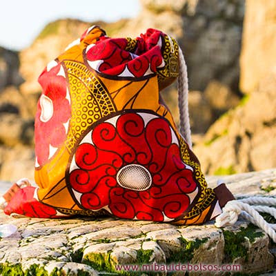 Backpack “Flowers of Africa” for wholesale by Mi Baúl de Bolsos