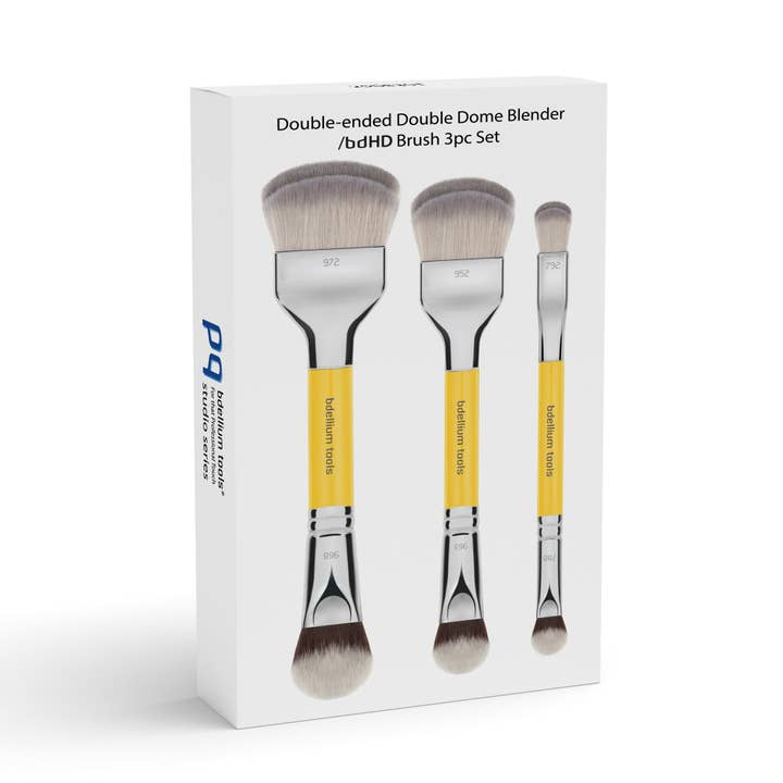 Bdellium Tools - Wholesale Make-up brush set - Studio Double-Ended Double Dome Blender / BDHD Brush 3pc. Set6