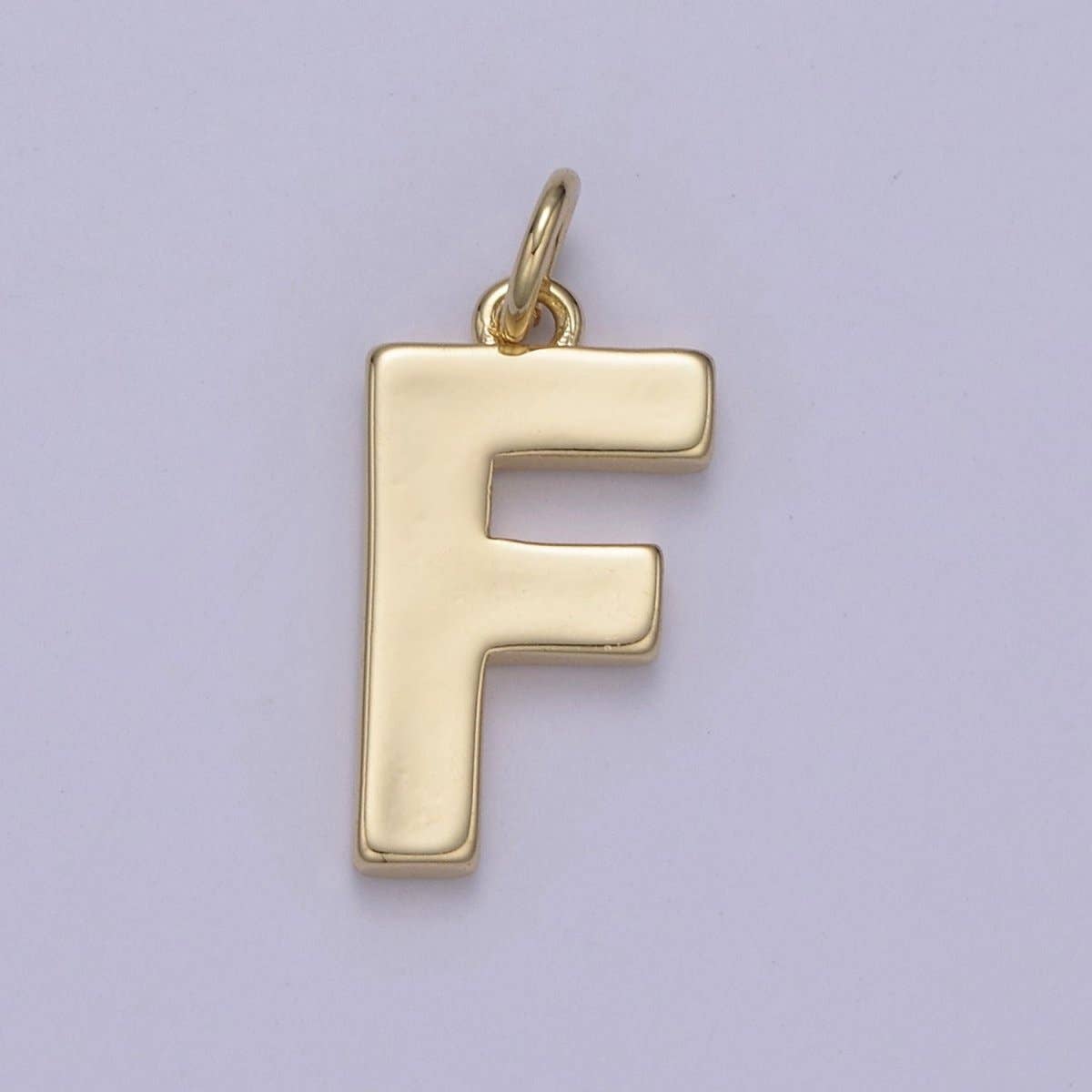 Aim Eternal – wholesale Individual charm/pendant – 14k Gold Filled Minimalist Font Initial Letters Pendant Charm Wholesale Jewelry Supply A-703-A-7155