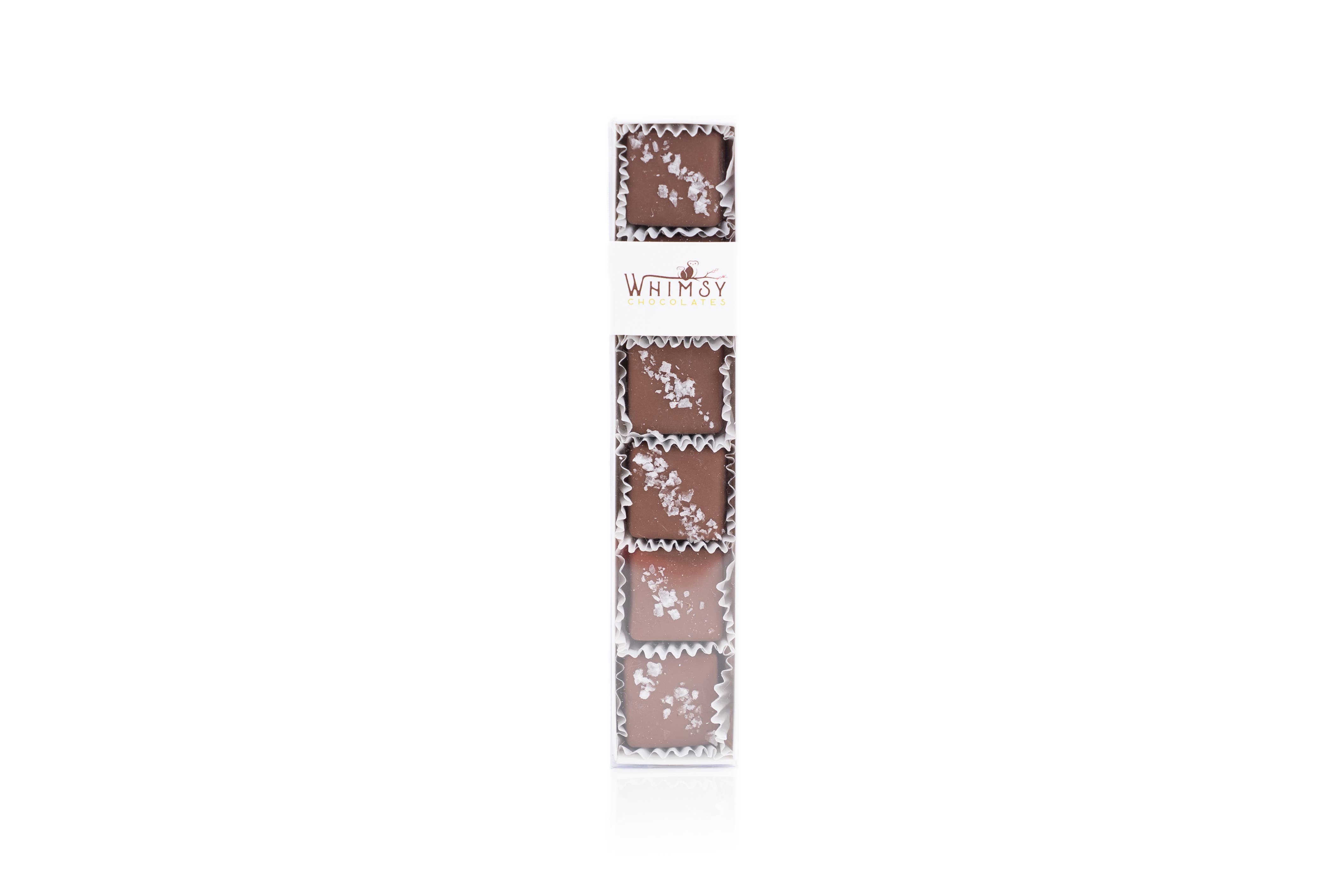Whimsy Chocolates - Wholesale Chocolate Covered Sweets - Milk Salted Caramels