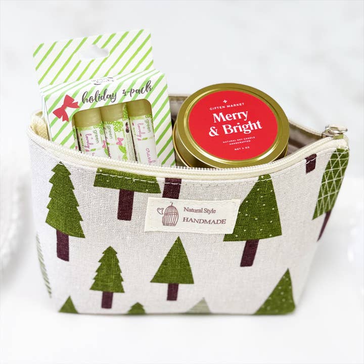 Trees Lip + Candle Set for wholesale by green + lovely