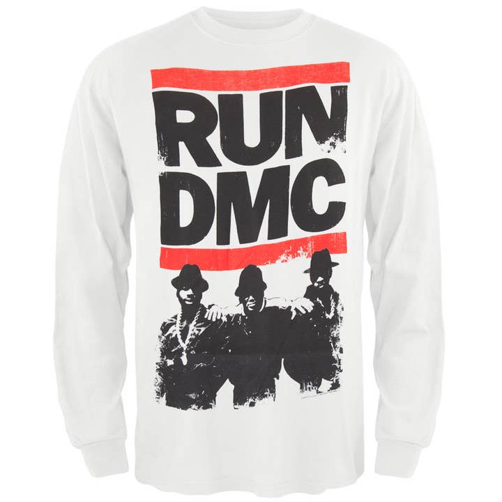 Run DMC - Photo Logo Men's Long Sleeve T Shirt for wholesale by Official Store