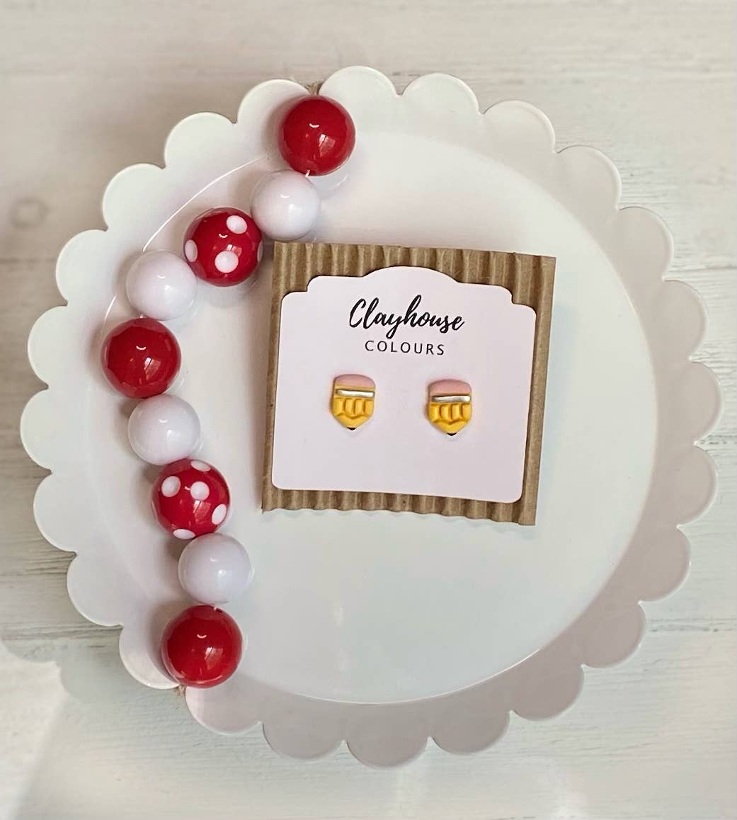 Clayhouse Colours - Wholesale Dangle Earrings - Teacher Earrings  | Back to School Earrings11