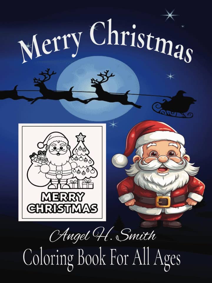 Vrolijk kerstkleurboek voor alle leeftijden voor wholesale door Angel H Smith Coloring Books