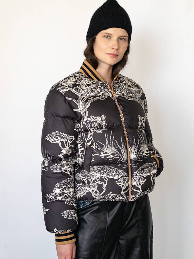 Puffer Safari Noir pour la vente par Las Sureñas