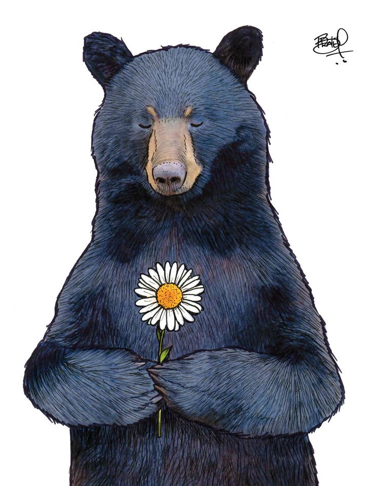 Beary Sorry #215 - vertical for wholesale by Shawn Braley Illustration