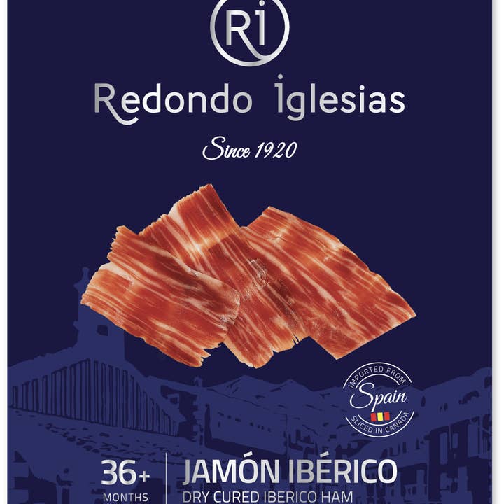 Redondo Iglesias - Wholesale Ham - Iberico Ham Grain-Fed 36 months aged - Sliced 2oz1