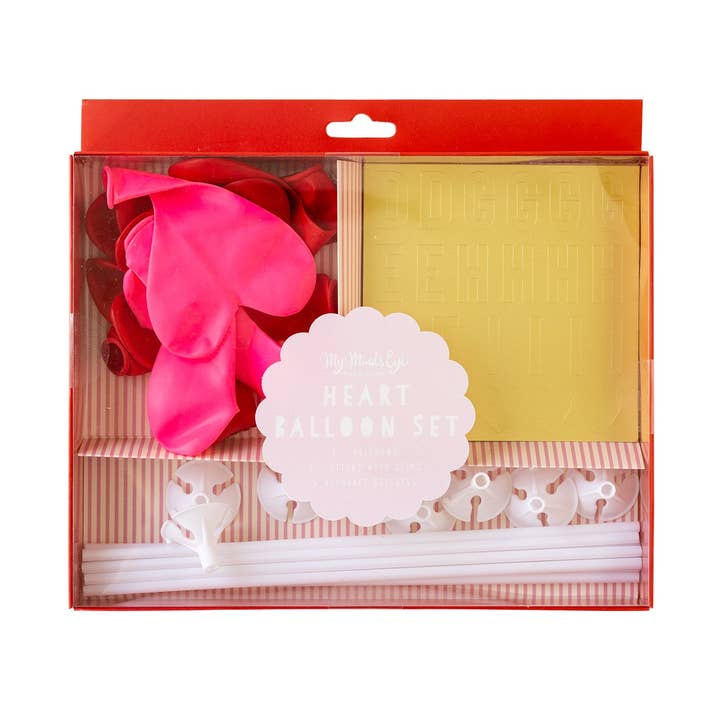 VAL1014 - Valentine Heart Balloon Set and other Purchase Wholesale balloon sticks. Free Returns & Net 60 Terms on Faire trending on Faire.