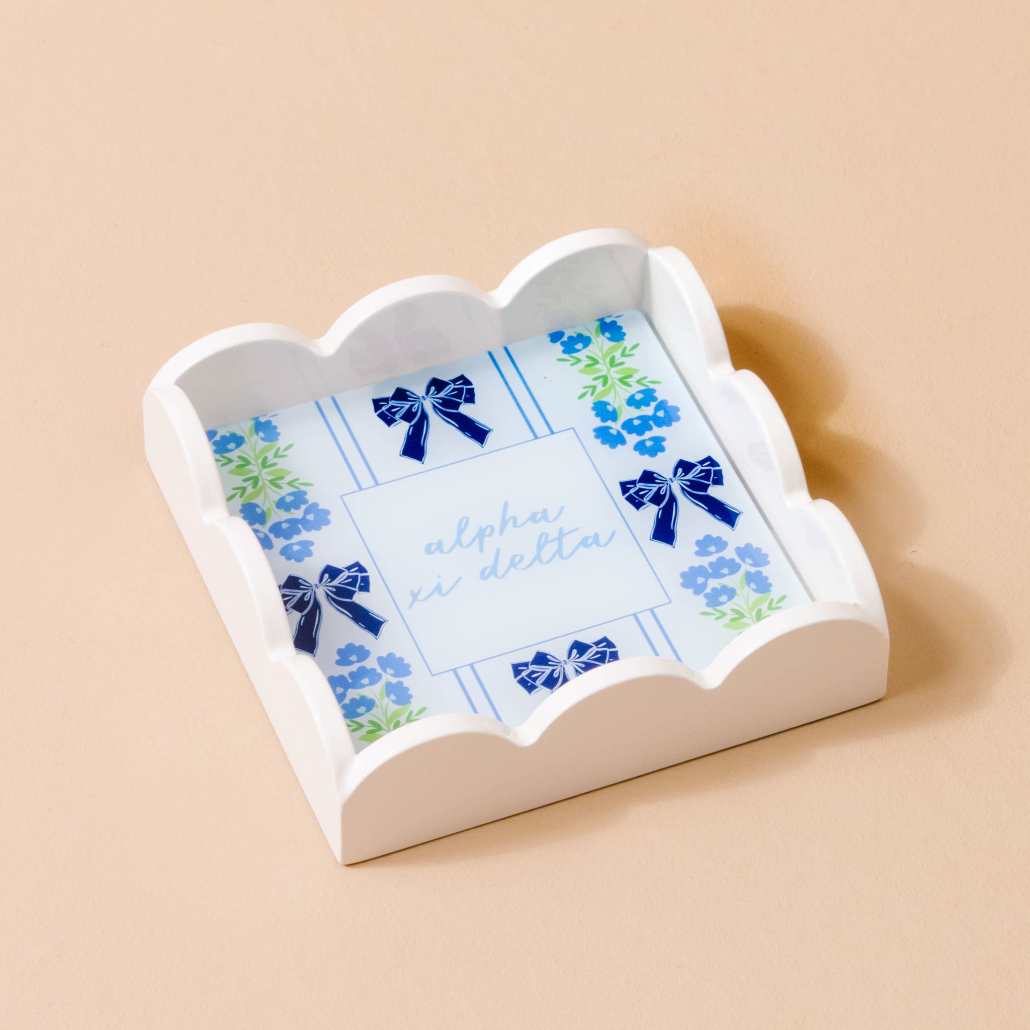 The Darling Effect - Wholesale Keychain - Women's - Sorority Scallop Trinket Tray - 19 Chapters Available13