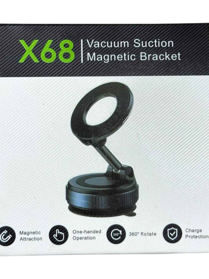 Vacuum Suction Magnetic Bracket Mount X68 for wholesale by Mighty Wireless