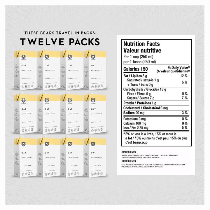 Two Bears - Wholesale Non-Dairy Milk - Barista Oat (946 ml)2