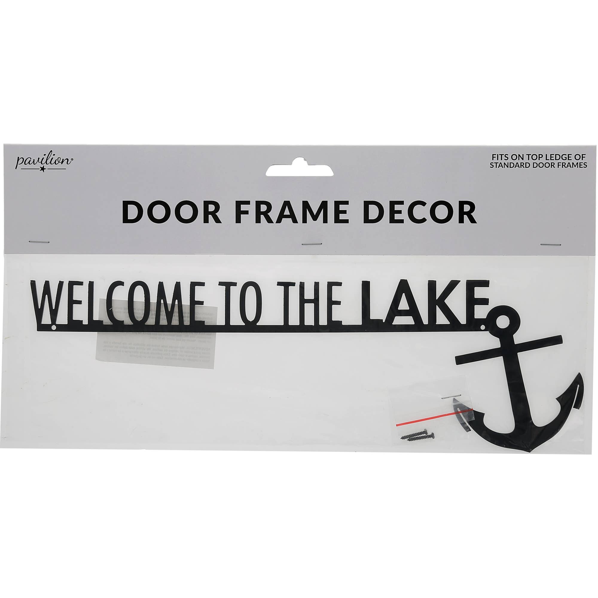 Pavilion - Wholesale Door Hanger - Lake - Metal Door Topper0