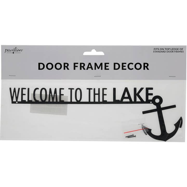 Pavilion - Wholesale Door Hanger - Lake - Metal Door Topper