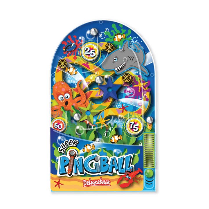 Pingball - Ocean Handheld Pinball Game for wholesale by Deluxebase