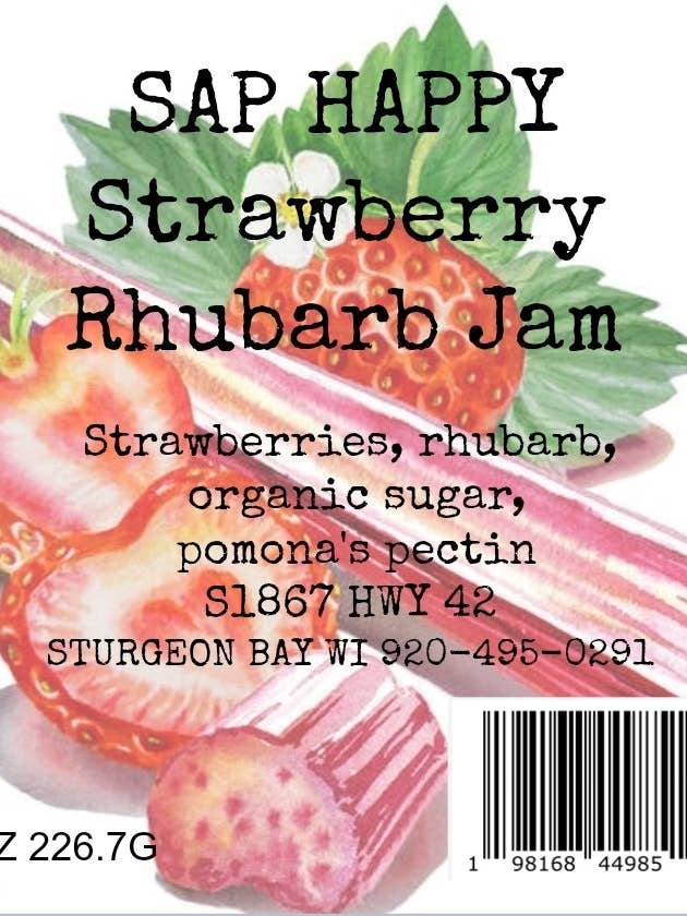 Door county Sap Happy Jams for wholesale by Sap Happy Maple Products