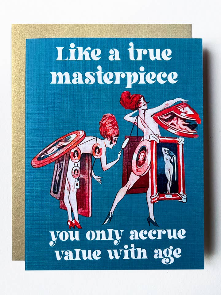 Masterpiece Art Deco Birthday Card for wholesale by The Twentieth