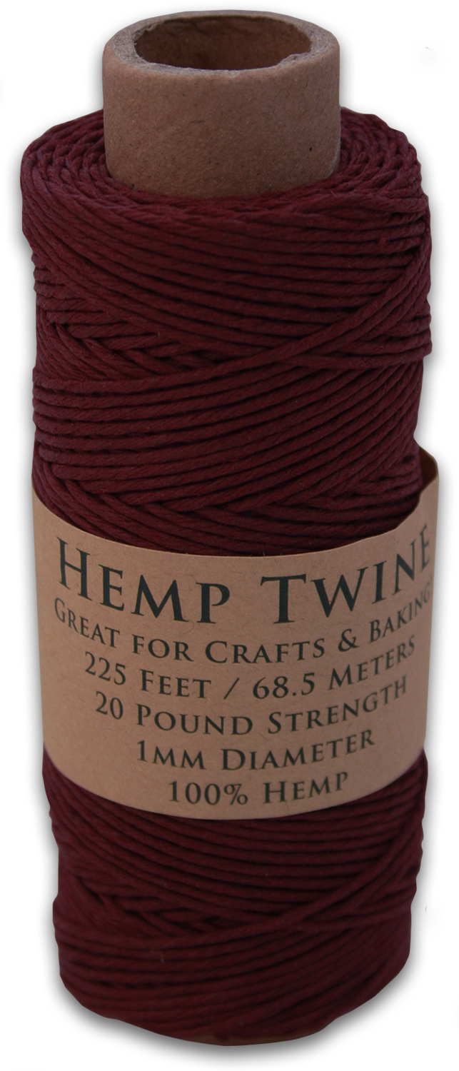 Hemptopia – wholesale Snöre – Hemptopia hampasnöre 1 mm, 225 ft (68,6 m), 18 färger, 100 % naturligt4