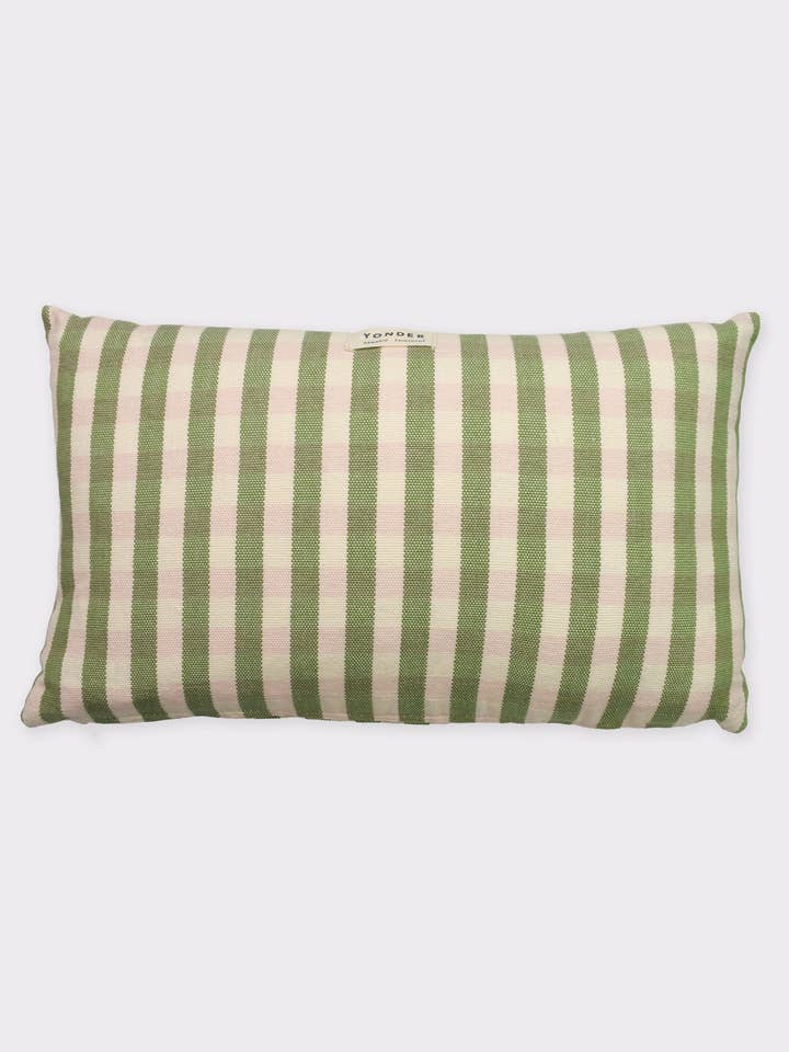 Capa de Almofada em Algodão Orgânico Tecido | Médio | Verde Sálvia por atacado de YONDER.