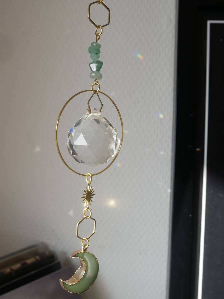 Aventurin Moon Suncatcher für den Großhandel von Astal